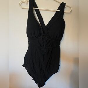 NWT Adore Me Black One Piece Swim Suit
